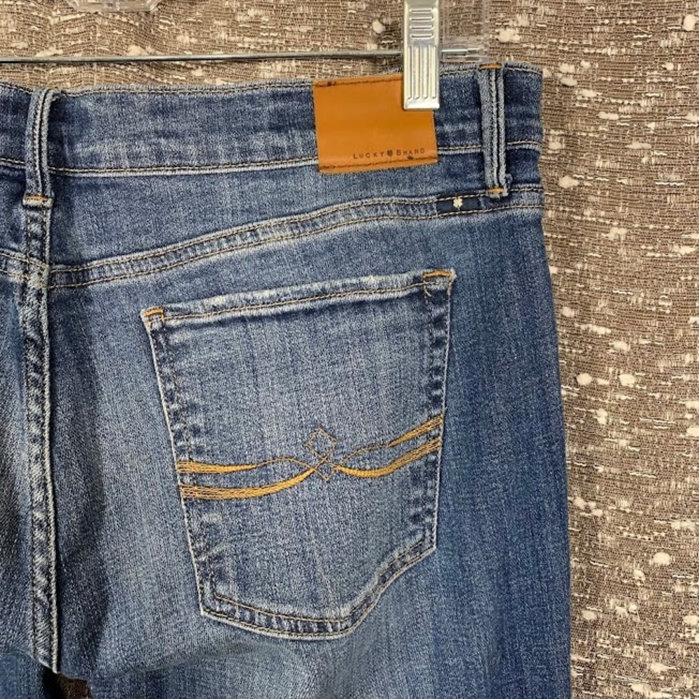 Lucky Brand Sweet N Straight Denim Jeans Mid Rise Women's 16/33 - Picture 4 of 13